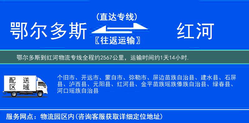 鄂爾多斯到物流專線