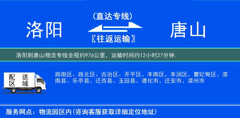 洛陽到物流專線