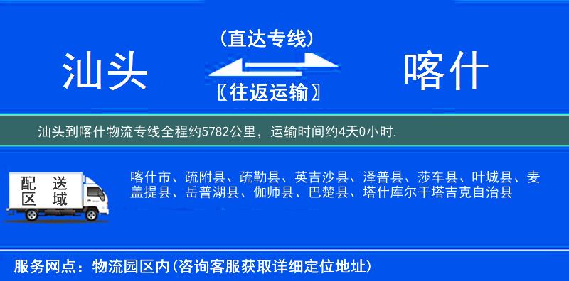 汕頭到物流專線