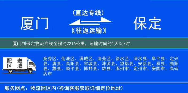 廈門到物流專線