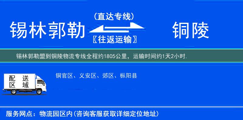 錫林郭勒盟到物流專線